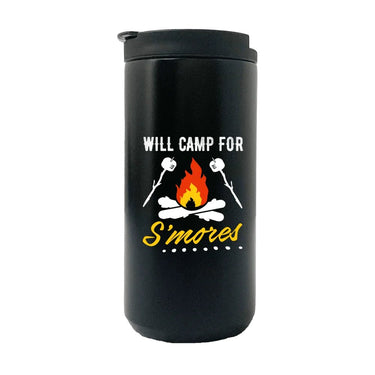 Will Camp For Smores Camping 14oz Coffee Tumbler